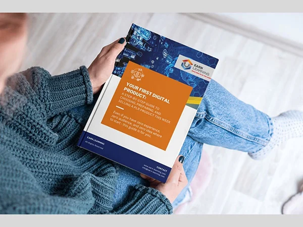 Learn to create and sell your first digital product with this FREE guide by Earn Learning.